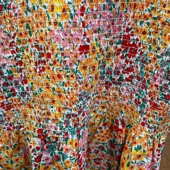 NWT women’s J.Crew Flowered Tank Top, size: XS - Picture 7 of 7